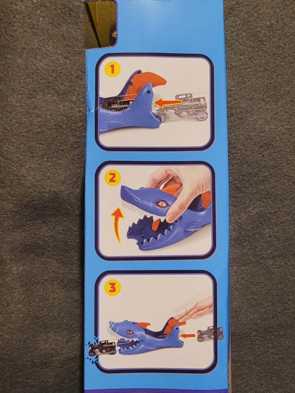 Hot Wheels Shark Track Playset - Blue and Orange